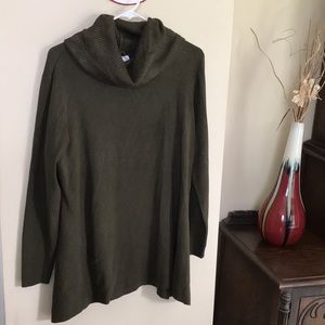 Whisper Knit by Louis Dell’Olio cowl neck sweater size Large